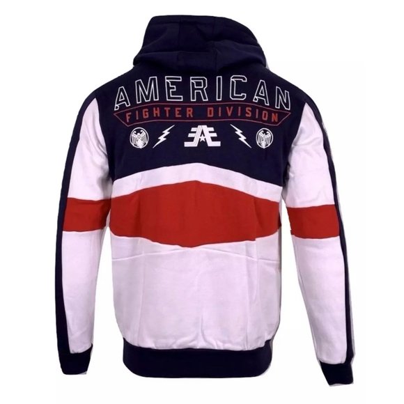 AMERICAN FIGHTER MENS ALCOTT L/S ZIP HOOD - Picture 12 of 12
